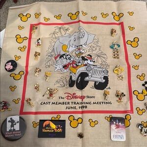 Disney Store Cast Member Training Meeting Scarf
